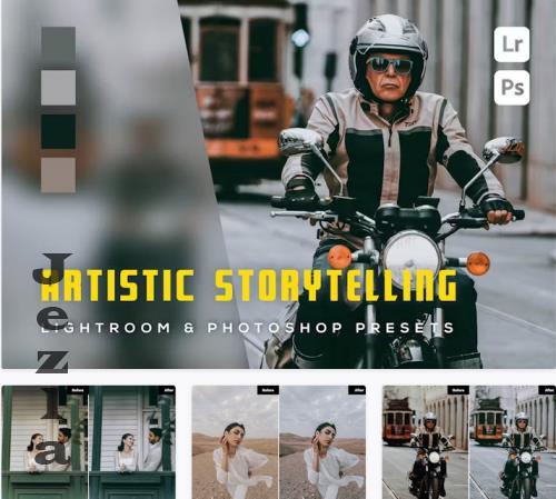 6 Artistic Storytelling Lightroom Presets - E4HDSM8