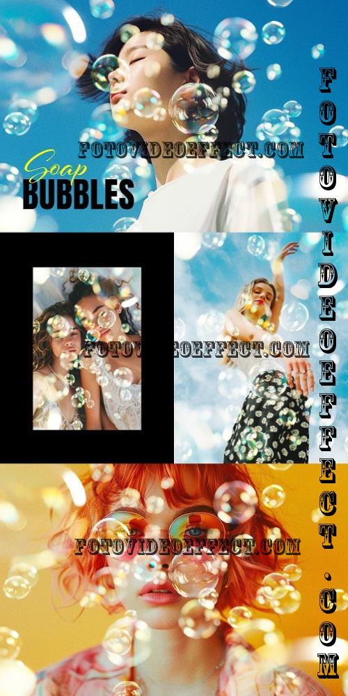 Bubbles Overlay Photo Effect - 280537262