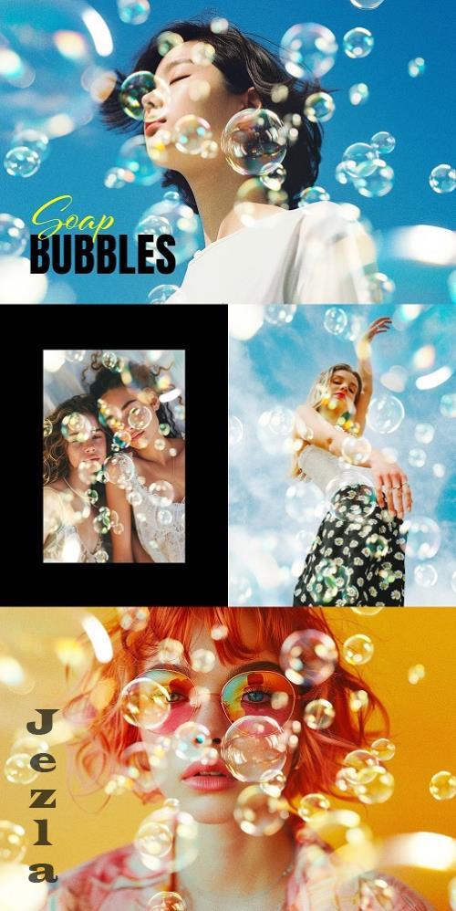 Bubbles Overlay Photo Effect - 280537262