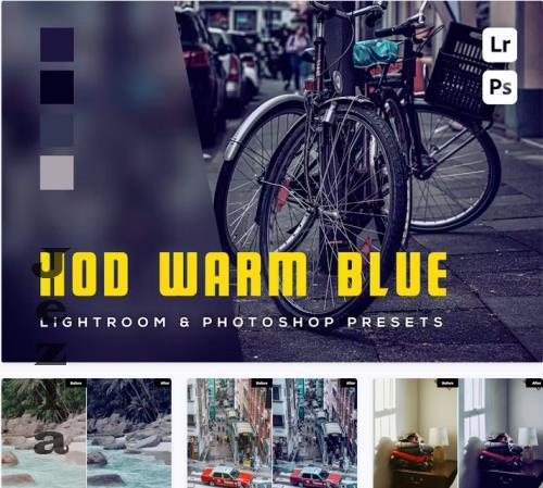 6 Hod Warm blue Lightroom and Photoshop Presets - 8U2LSMN