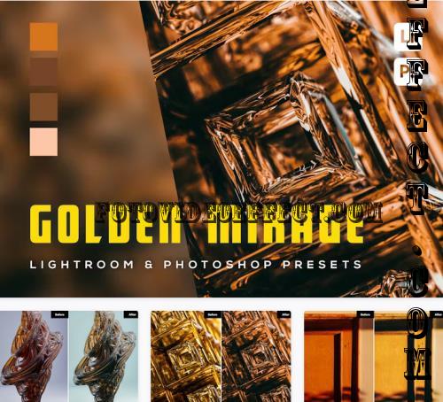 6 Golden Mirage Lightroom and Photoshop Presets - KVTG5U5