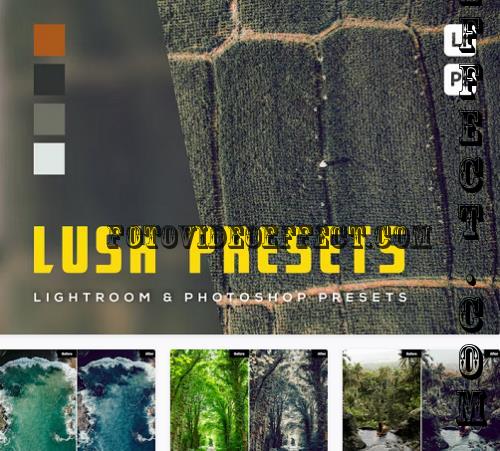 6 Lush Lightroom and Photoshop Presets - EM9N2LS