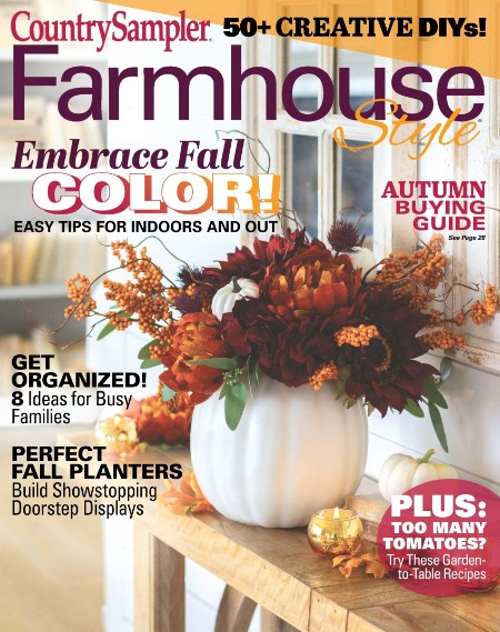 Country Sampler Farmhouse Style - Autumn 2024