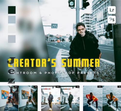 6 Creator's Summer Lightroom and Photoshop Presets - TQ7Q7N9