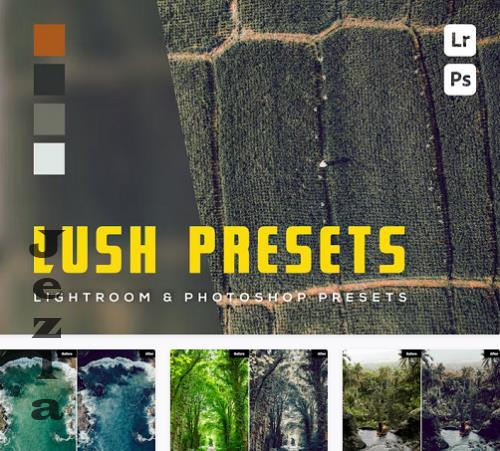 6 Lush Lightroom and Photoshop Presets - EM9N2LS