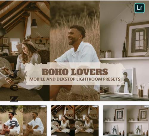 Boho Lovers Lightroom Presets Dekstop and Mobile - WHWXESM