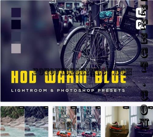 6 Hod Warm blue Lightroom and Photoshop Presets - 8U2LSMN