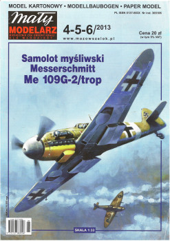  Messerschmitt Me 109G-2/trop (Maly Modelarz 4-5-6/2013)