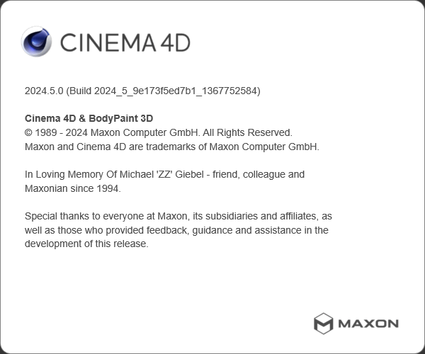 Maxon Cinema 4D 2024.5.0