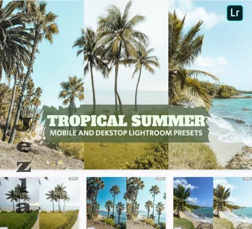 Tropical Summer Lightroom Presets Dekstop Mobile - BNXWVGQ