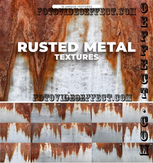 15 Rusted Metal Textures - M4HCHD9