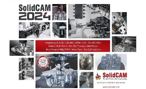 SolidCAM 2024 SP1 for Solid Edge 2020-2024 (x64) Multilingual