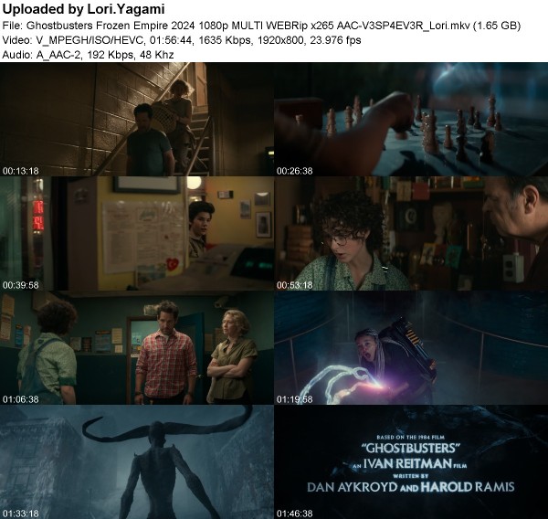 Ghostbusters Frozen Empire (2024) 1080p MULTI WEBRip x265 AAC-V3SP4EV3R