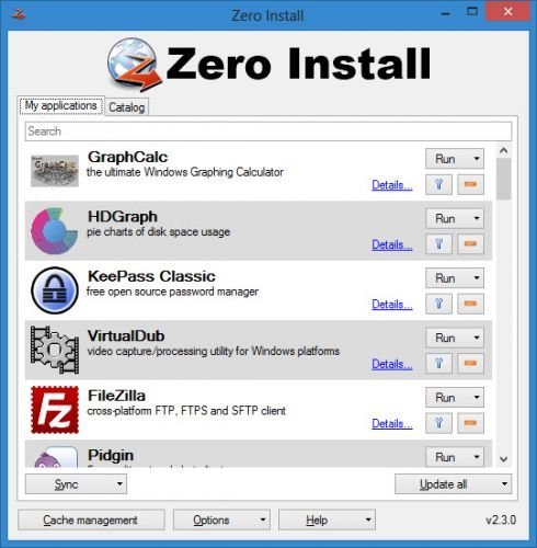 Zero Install 2.25.9