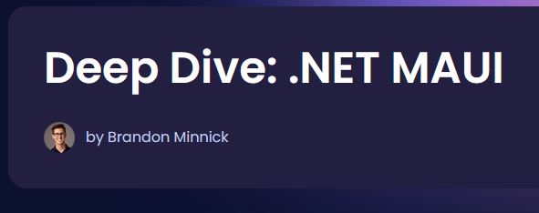 Dometrain - Deep Dive: .NET MAUI
