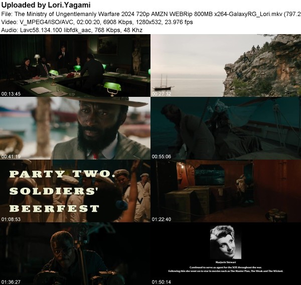 The Ministry of Ungentlemanly Warfare (2024) 720p AMZN WEBRip x264-GalaxyRG