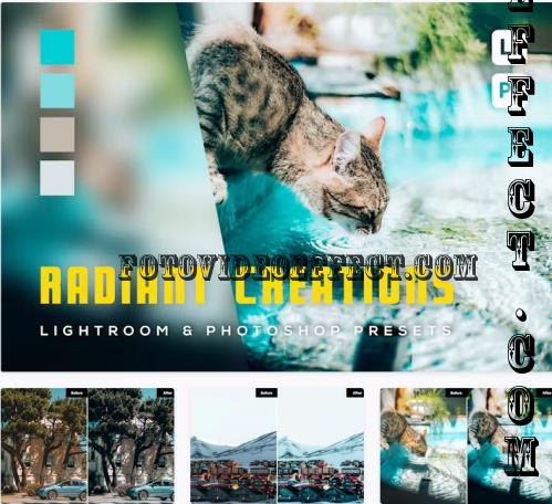 6 Radiant Creations Lightroom and Photoshop Preset - HQV4CCS