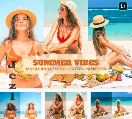 Summer Vibes Lightroom Presets Dekstop and Mobile - 6SJF73U