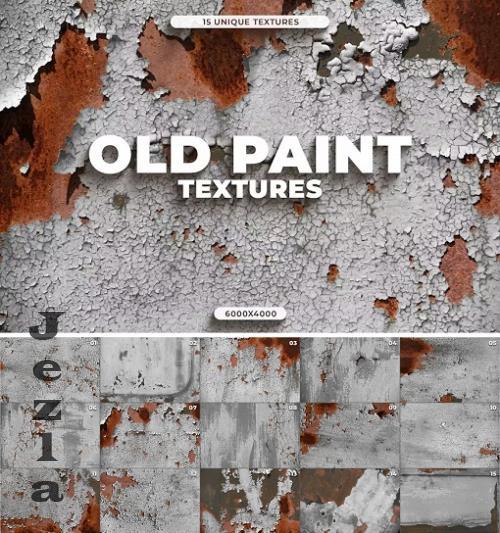 15 Old Paint Textures - MRF2RQC