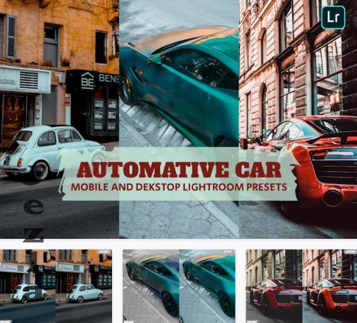 Automative Car Lightroom Presets Dekstop Mobile - ZWD3R65