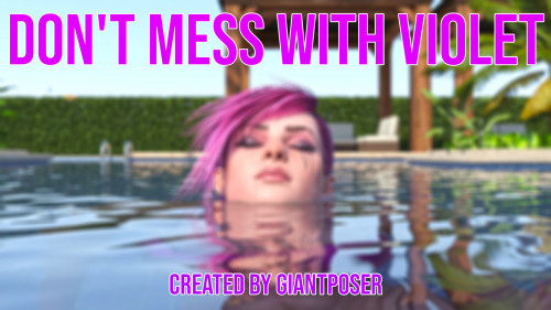 GiantPoser - Don't mess with Violet 3D Porn Comic