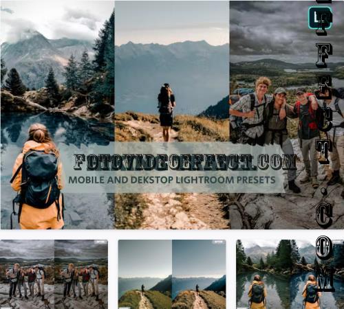 Hiking Travel Lightroom Presets Dekstop and Mobile - UXWZKZV