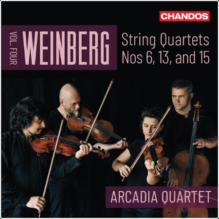 Arcadia Quartet - Weinberg String Quartets Vol  4 (2024) [24Bit-96kHz] FLAC  5a34507bc456fd0ac42fc6d2d879769d