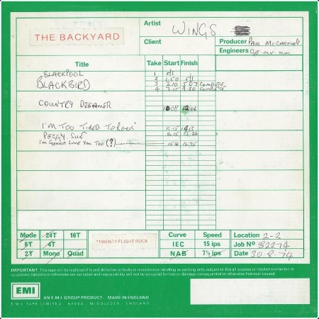 Paul McCartney - One Hand Clapping - The Backyard (One Hand Clapping Sessions) (2024) Mp3 320kbps  14817cc19f4304e97dd2f00ad2bed1fb