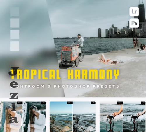 6 Tropical Harmony Lightroom and Photoshop Presets - XPAZ68Y