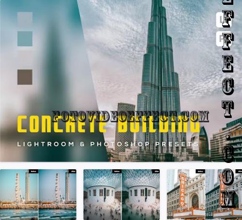 6 Concrete Building Lightroom Presets - AXBFX3L