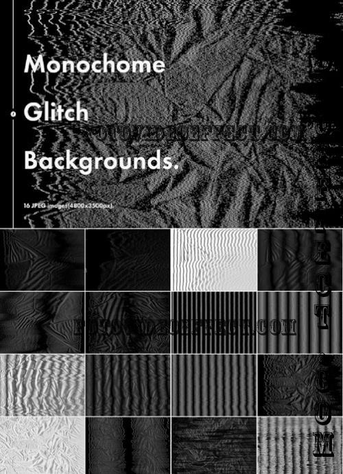 Monochrome Glitch Backgrounds - KE84Y7D