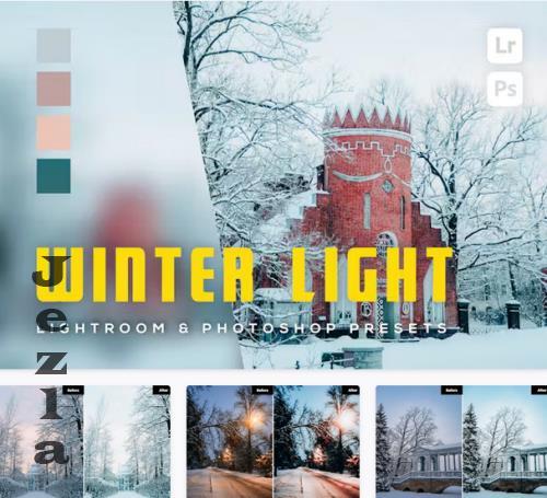 6 Winter Light Lightroom and Photshop Presets - 6U94GRN