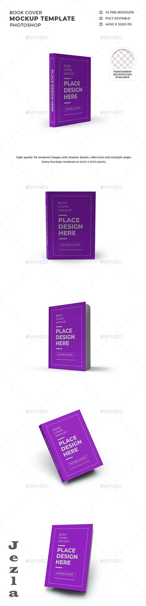 Book Cover Mockup Template Set - 30263942