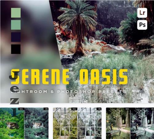 6 Serene Oasis Lightroom and Photoshop Presets - 5QVC87B