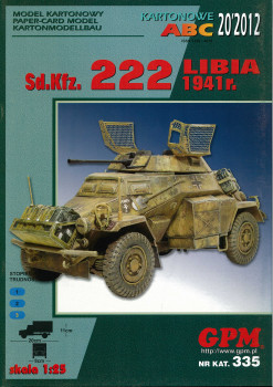  Sd.Kfz. 222 Libia, 1941 (GPM 335)