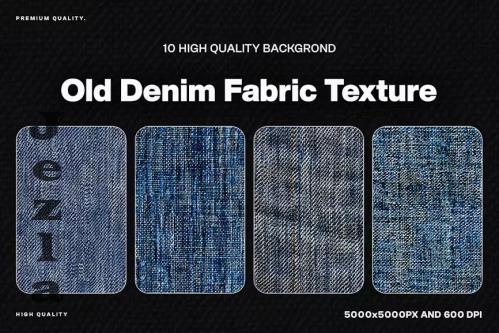 Old Denim Fabric Texture - K4FS9QS