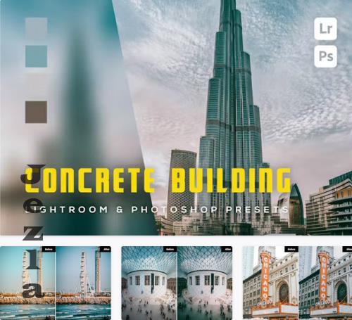 6 Concrete Building Lightroom Presets - AXBFX3L