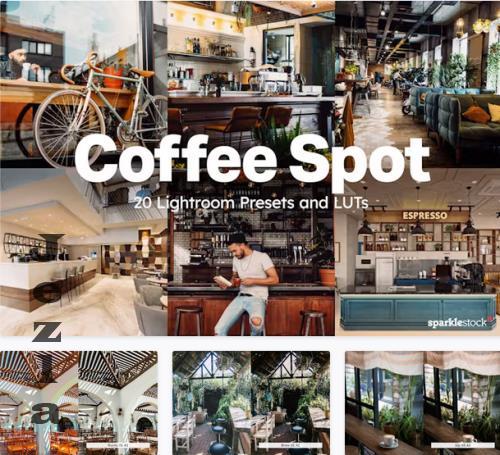 20 Coffee Spot Lightroom Presets LUT - 279401629