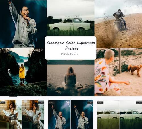 Cinematic Color Lightroom Presets - FCXVPVD