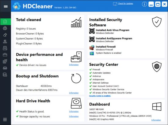 HDCleaner 2.077 Multilingual