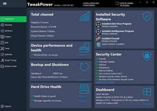 TweakPower 2.057 Multilingual