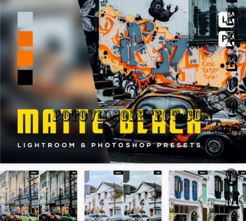 6 Matte Black Lightroom and Photoshop Presets - EJ4A2VZ