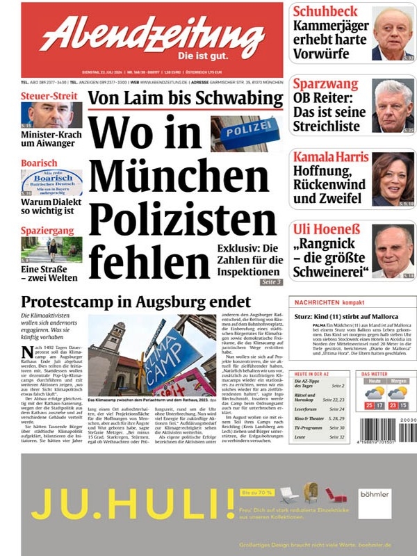 Abendzeitung München - 23. Juli 2024
