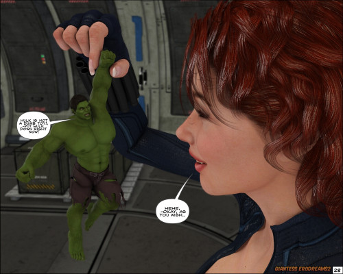 GIANTESS ERODREAMS2 - THE INCREDIBLE SHRINKING HULK