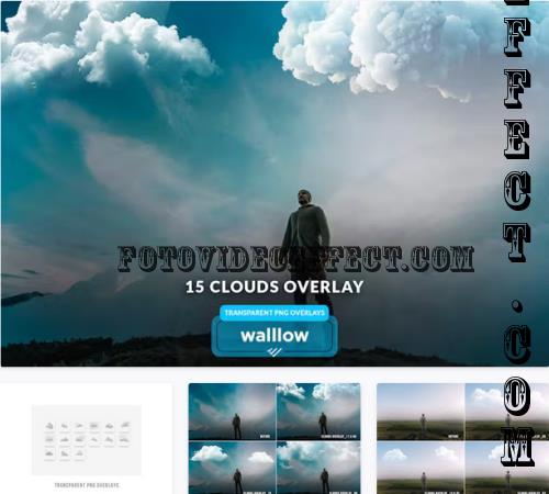 Clouds png photo overlays - 280765614