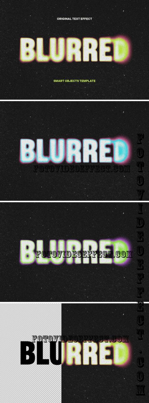 Acid Blurred Text Effect - 280940297