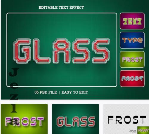 Colorful Glass Style Text Effect Set - UMUFWQW