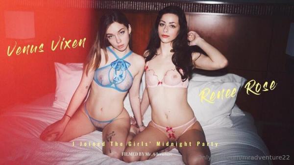 Venus Vixen, Renee Rose - I Joined The Girl's Midnight Party!  Watch XXX Online SD