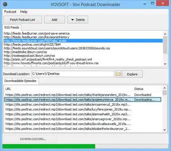 VovSoft Podcast Downloader 3.2