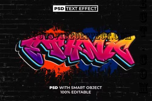 PSD Graffiti Text Effect Gradient Style - 280384419 - WKVJMBP